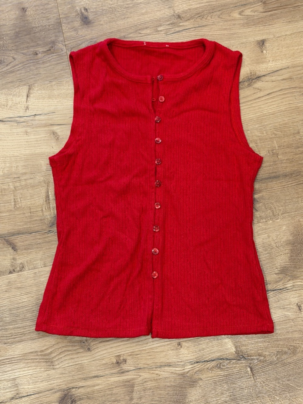 Madewell Pointelle Cutaway Vest - Picture 6 of 10